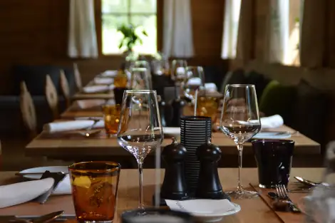 la table du restaurant
