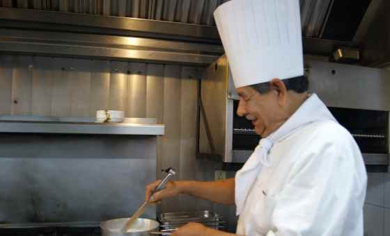 Chef en action